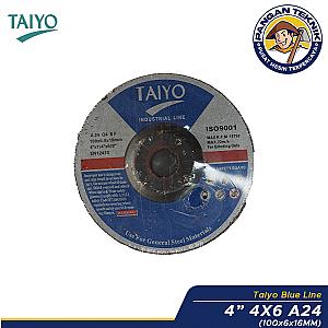 Grinding Disc Blue Line - A24 4" 4x6 (100x6x16 MM)